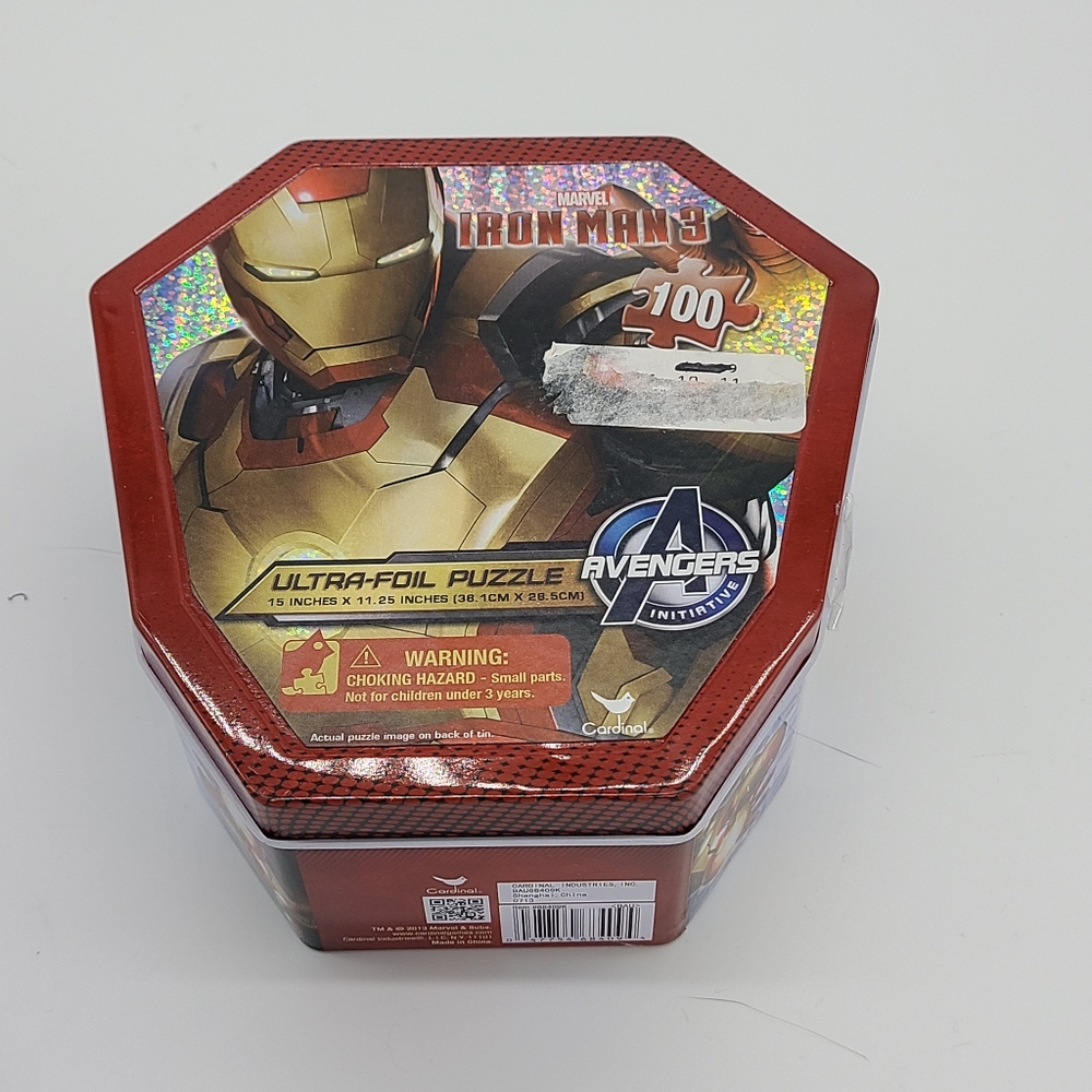 Marvel Iron Man 3 Ultrafoil Puzzle in Collector's Tin NEW
